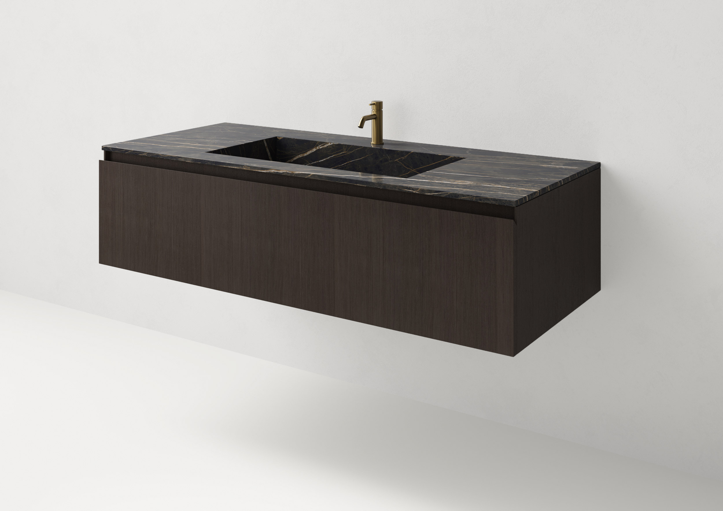 Materika Vanity Wood with integrated washbasin