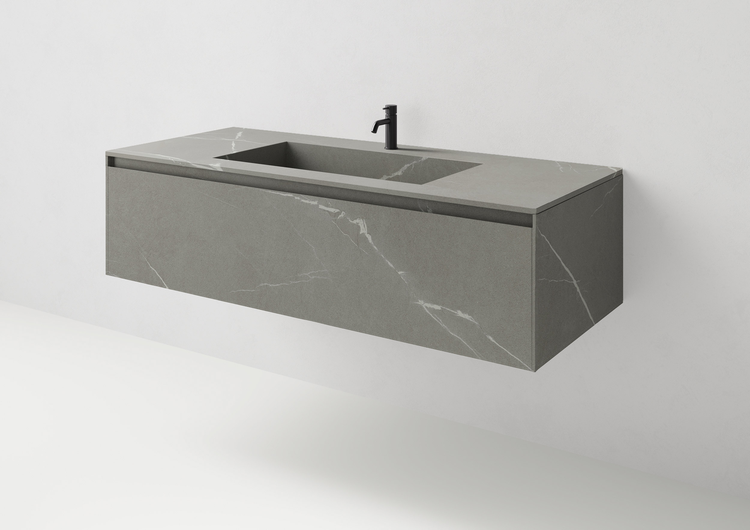 Materika Vanity Gres with integrated washbasin